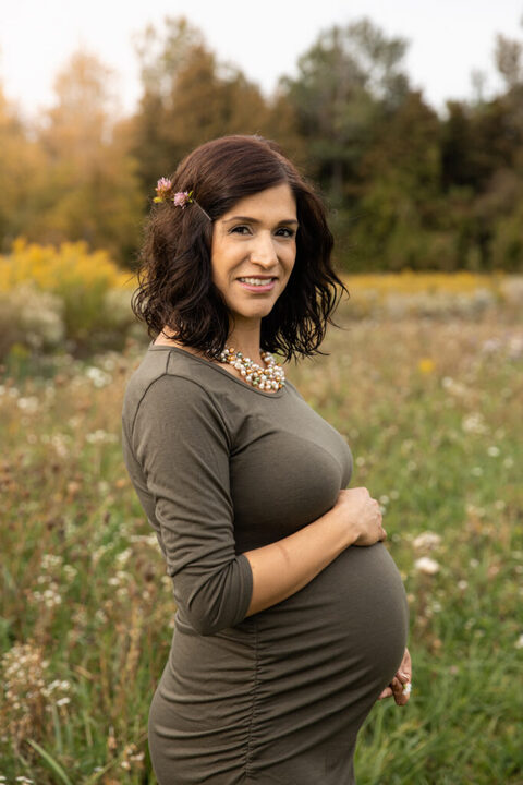 Gorgeous maternity client